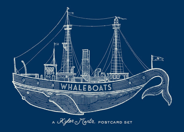 Whaleboats: A Kyler Martz Postcard Set-Art: general-買書書 BuyBookBook