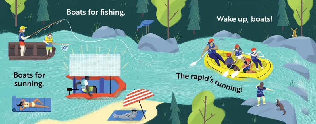 Go, Boats, Go! US - Board book