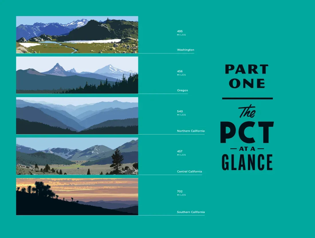 The Pacific Crest Trail US - Paperback / softback
