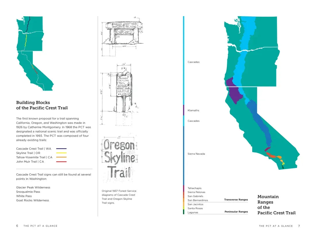 The Pacific Crest Trail US - Paperback / softback