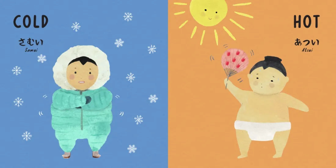 Sumo Opposites US - Board book