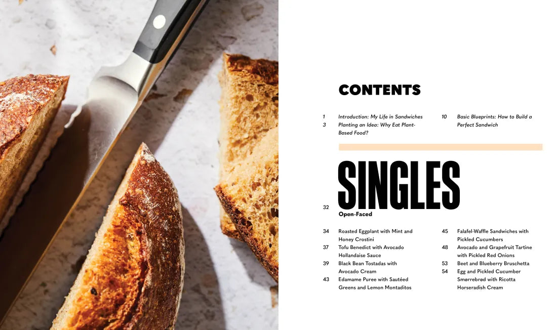 A Hearty Book of Veggie Sandwiches US - Hardback