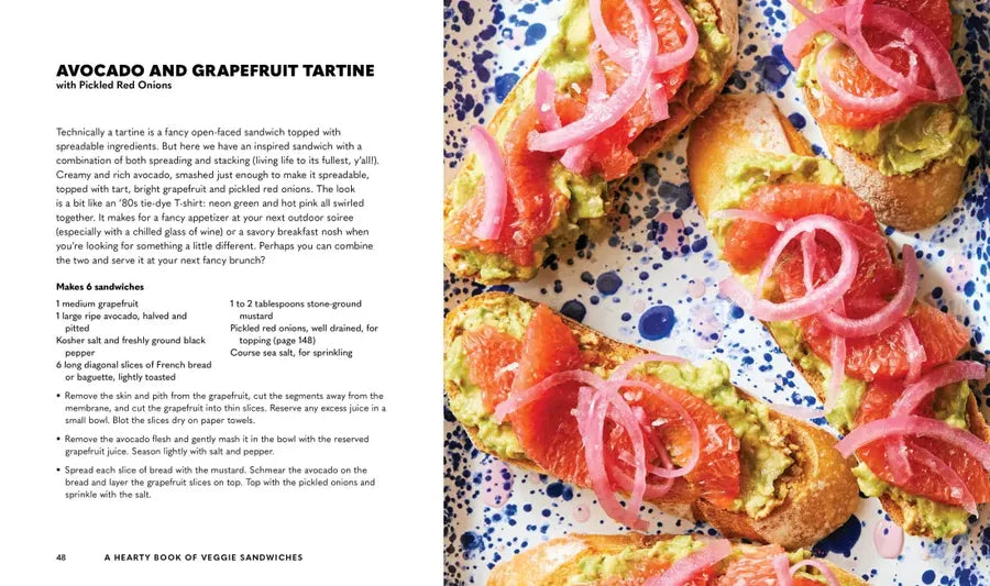 A Hearty Book of Veggie Sandwiches US - Hardback