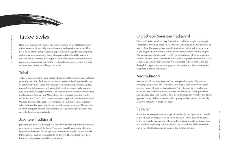 Tattoo Design Journal US - Diary or journal