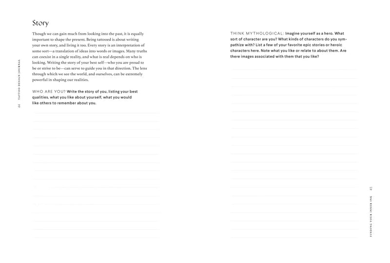 Tattoo Design Journal US - Diary or journal