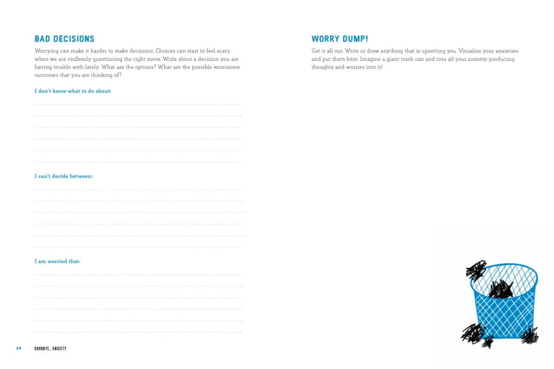 Goodbye, Anxiety US - Diary or journal