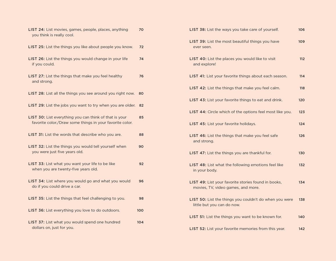My 52 Lists Project: Journaling Inspiration for Kids! US - Diary or journal