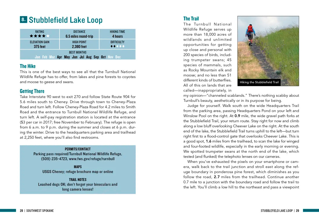 Day Hike Inland Northwest: Spokane, Coeur d’Alene, and Sandpoint, 2nd Edition US - Paperback / softback