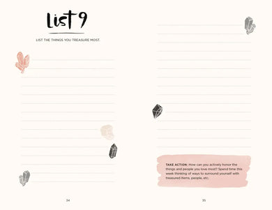 The 52 Lists Project Botanical Pattern US - Diary or journal