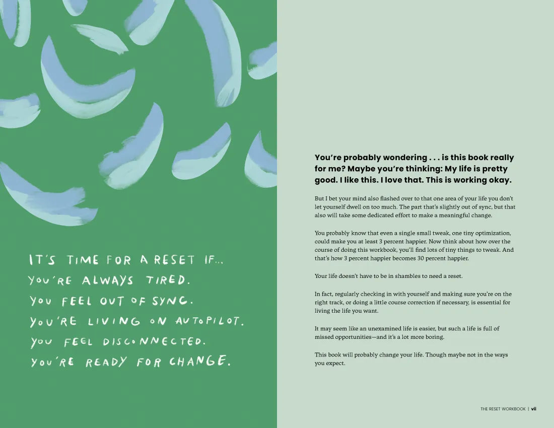 The Reset Workbook US - Diary or journal