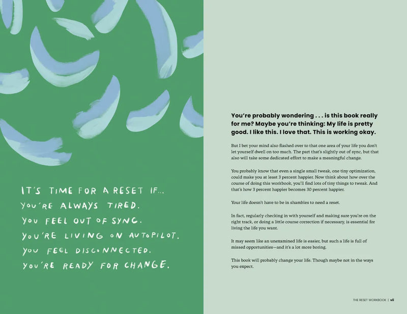 The Reset Workbook US - Diary or journal