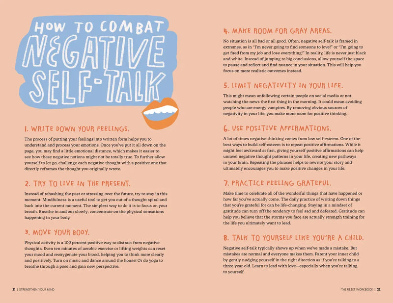 The Reset Workbook US - Diary or journal