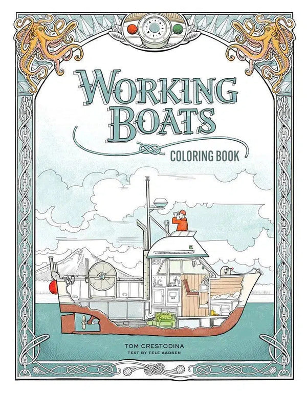 Working Boats Coloring Book-Children’s / Teenage general interest: Science and technology-買書書 BuyBookBook