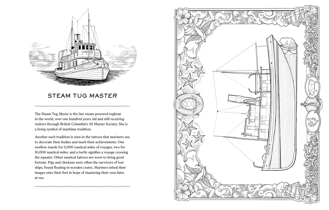 Working Boats Coloring Book US - Paperback / softback