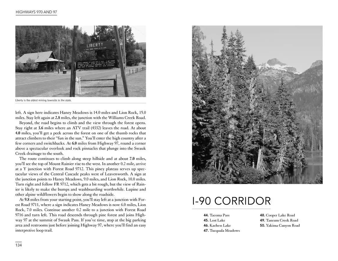 Wild Roads Washington, 2nd Edition US - Paperback / softback