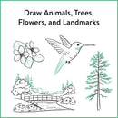 Pacific Northwest Line Drawing US - Paperback / softback