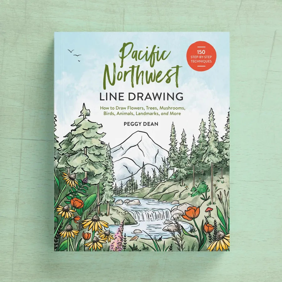 Pacific Northwest Line Drawing US - Paperback / softback