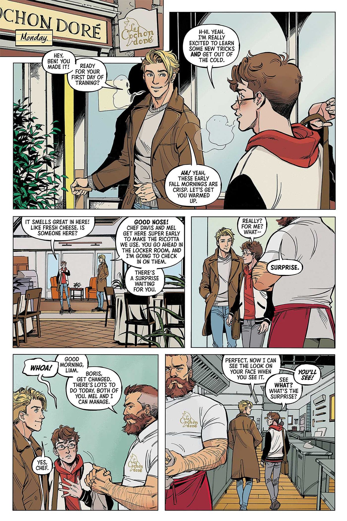 Chef's Kiss Deluxe Edition interior 1 (ISBN 9781637154281)