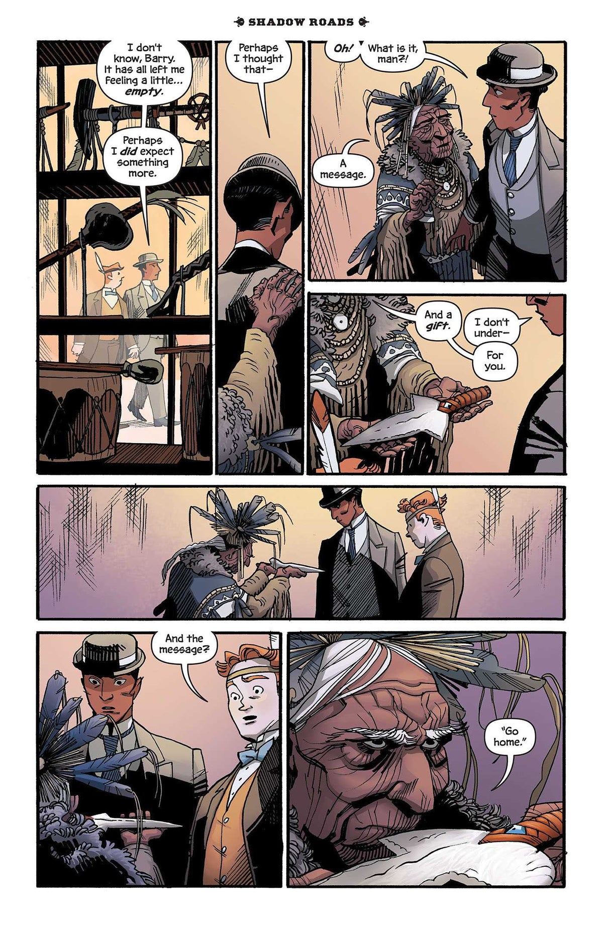 The Sixth Gun: Shadow Roads Omnibus Vol. 1 interior 1 (ISBN 9781637154342)