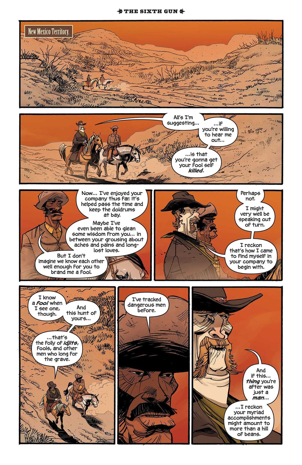The Sixth Gun: Shadow Roads Omnibus Vol. 1 interior 3 (ISBN 9781637154342)