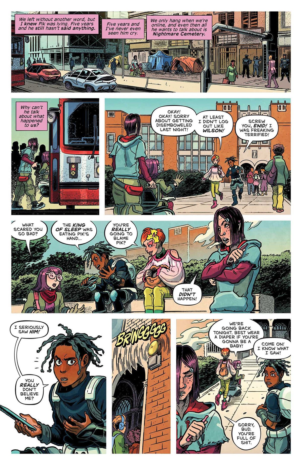 Cemetery Kids Don't Die Vol. 1 interior 3 (ISBN 9781637155202)