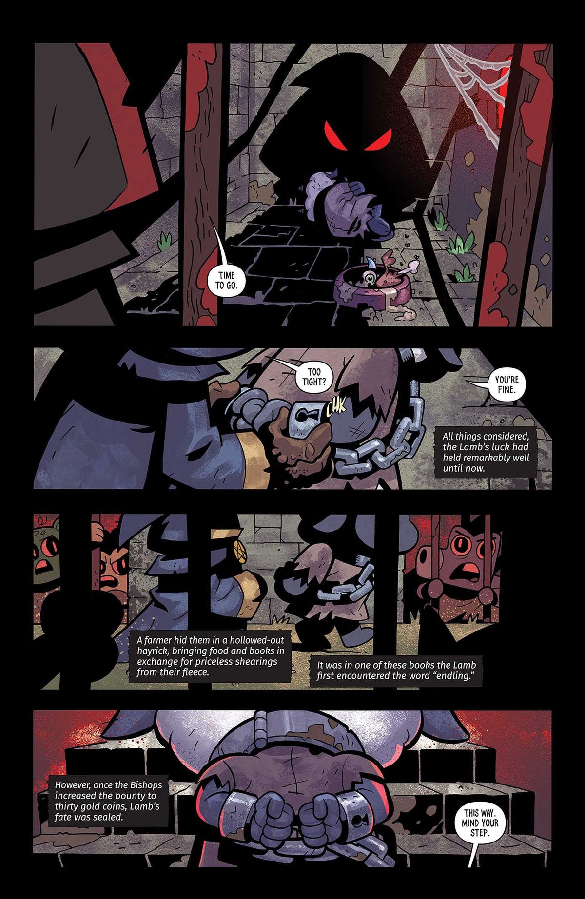 Cult of the Lamb Vol. 1: The First Verse interior 6 (ISBN 9781637155226)