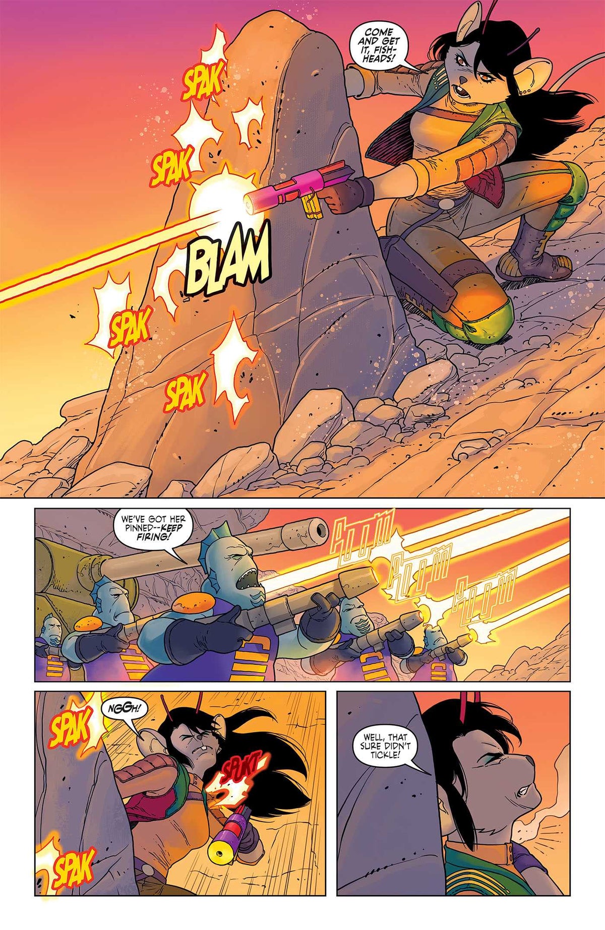 Nacelleverse Vol. 1: Biker Mice from Mars & RoboForce interior 9 (ISBN 9781637157572)