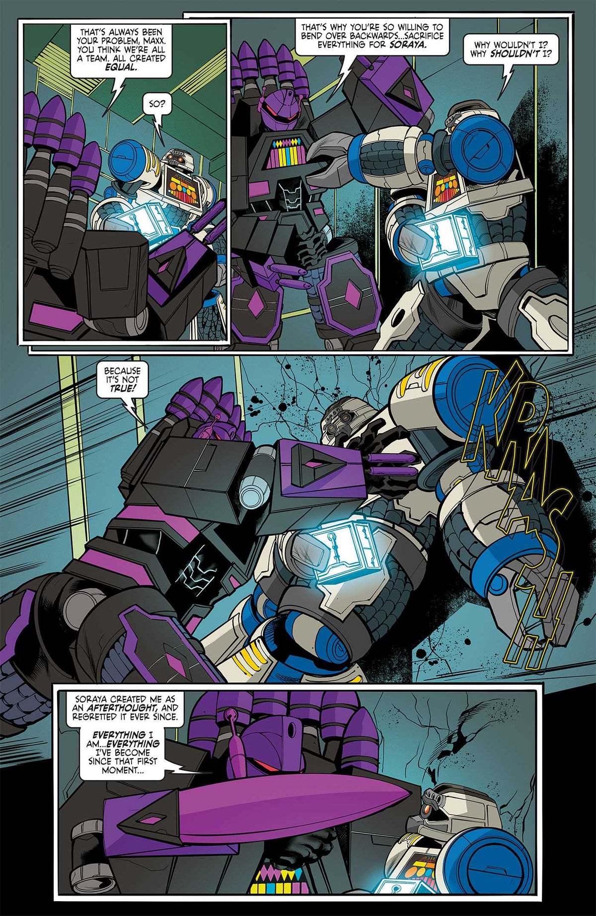 Nacelleverse Vol. 1: Biker Mice from Mars & RoboForce interior 4 (ISBN 9781637157572)