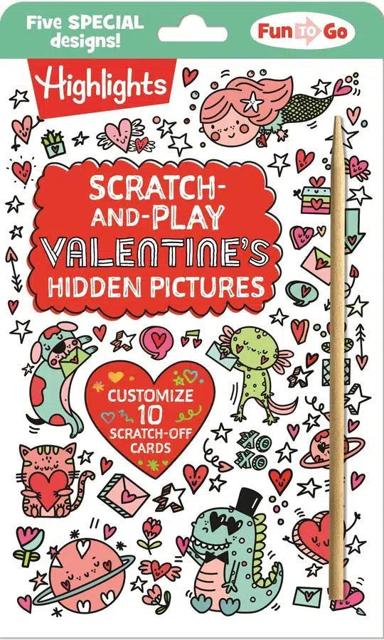 Scratch-and-Play Valentine's Hidden Pictures-Children’s / Teenage general interest: Places and peoples-買書書 BuyBookBook