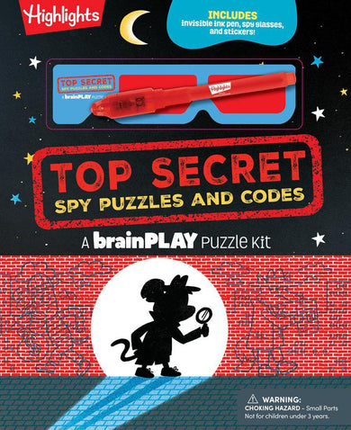 brainPLAY Top Secret Spy Puzzles and Codes-Children’s / Teenage general interest: Hobbies/ quizzes/ toys and games-買書書 BuyBookBook