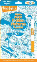 Neon Shark Hidden Pictures Puzzles-Children’s / Teenage general interest: Nature and animals-買書書 BuyBookBook
