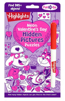 Neon Valentine's Day Hidden Pictures Puzzles-Children’s / Teenage general interest: Places and peoples-買書書 BuyBookBook