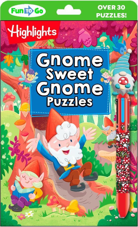 Gnome Sweet Gnome Puzzles-Children’s interactive and activity books and kits-買書書 BuyBookBook