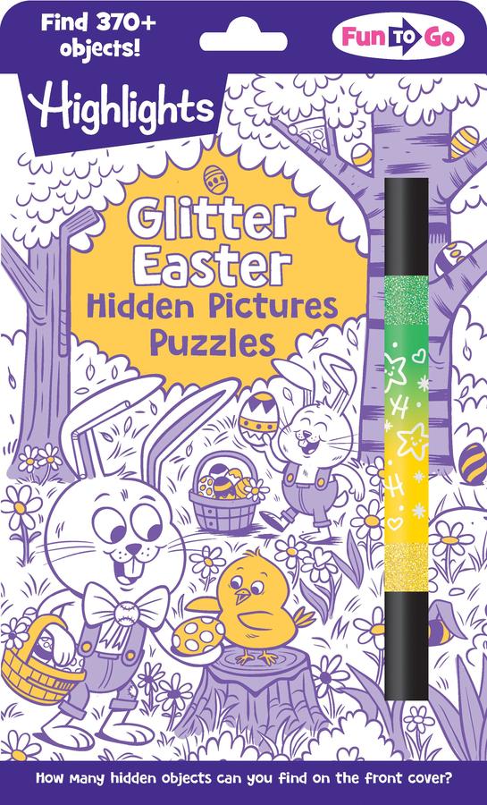 Glitter Easter Hidden Pictures Puzzles-Children’s / Teenage general interest: Places and peoples-買書書 BuyBookBook