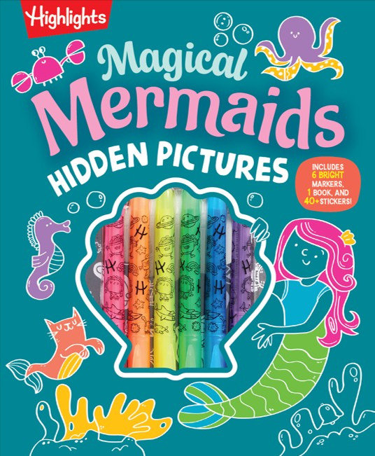 Magical Mermaids Hidden Pictures-Children’s / Teenage general interest: Hobbies/ quizzes/ toys and games-買書書 BuyBookBook