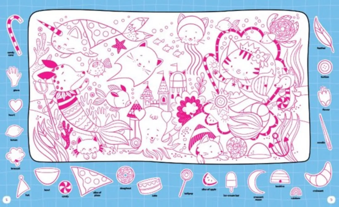 Neon Super Cute Puzzle and Play US - Hardback