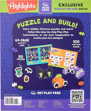 Creepy Creatures Halloween: Build, Puzzle & Play