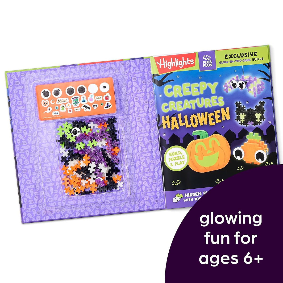 Creepy Creatures Halloween: Build, Puzzle & Play