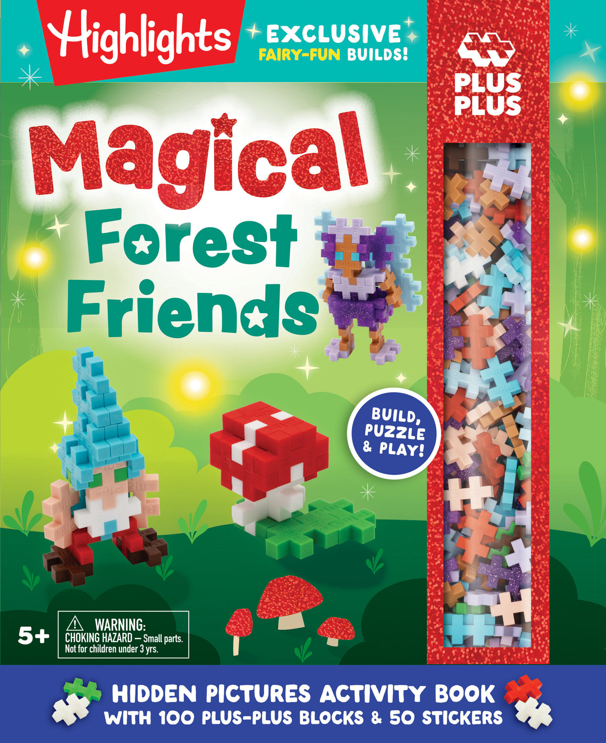Magical Forest Friends: Build, Puzzle & Play cover (ISBN 9781639626199)