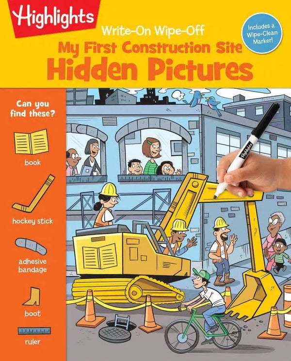 Write-On Wipe-Off My First Construction Site-Children’s / Teenage general interest: Hobbies/ quizzes/ toys and games-買書書 BuyBookBook