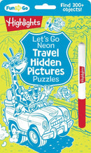 Let's Go Neon Travel Hidden Pictures Puzzles-Children’s / Teenage general interest: Places and peoples-買書書 BuyBookBook