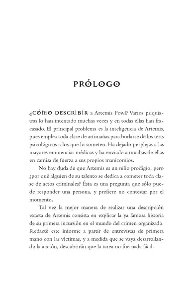 Artemis Fowl: el mundo subterráneo / Artemis Fowl interior 1 (ISBN 9781644730669)