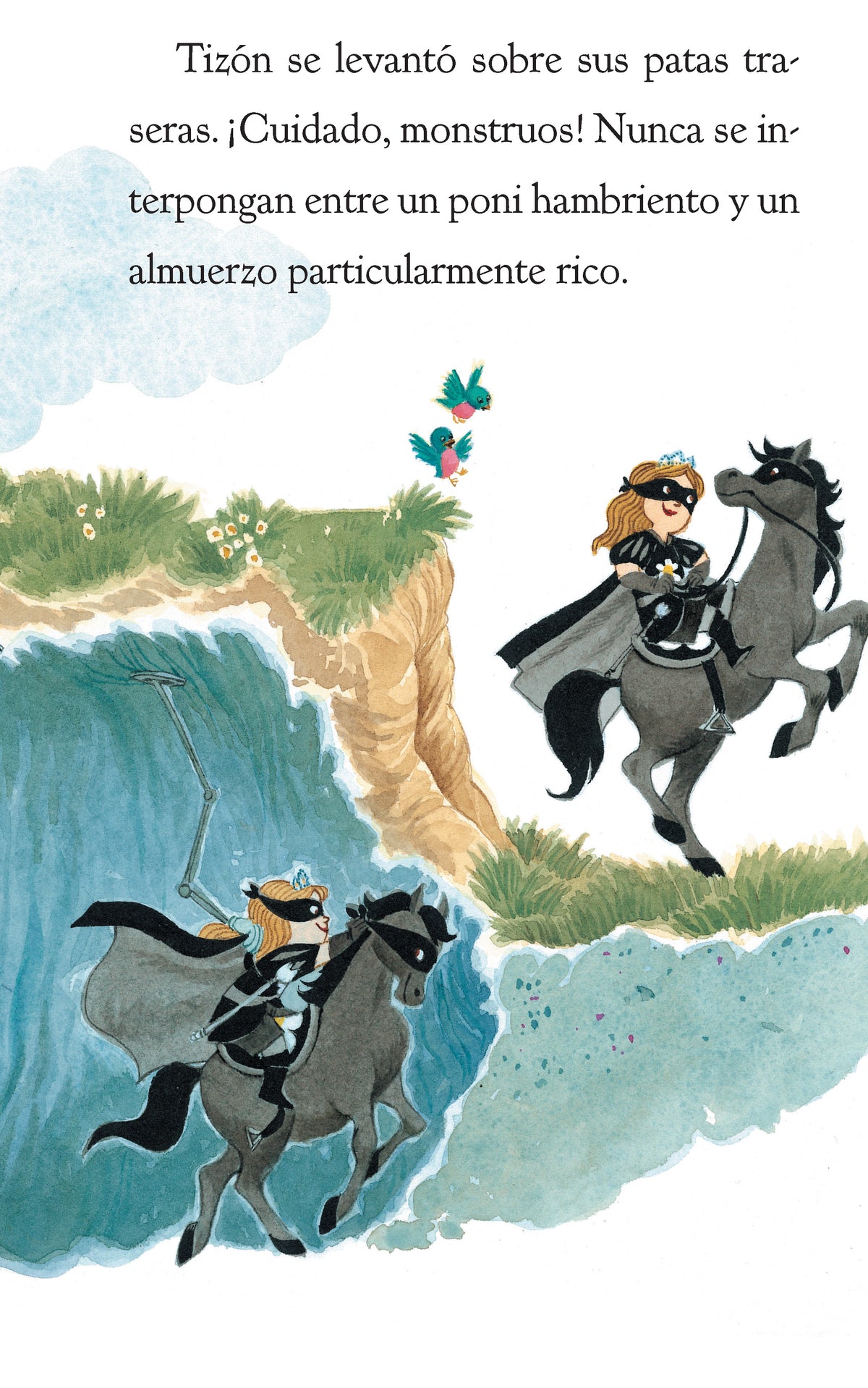 La Princesa de Negro y los conejitos hambrientos / The Princess in Black and the Hungry Bunny Horde interior 4 (ISBN 9781644730911)