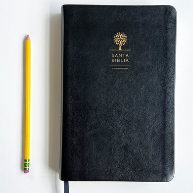 Biblia Reina Valera 1960 letra grande. Símil piel color negro, tamaño manual / Spanish Holy Bible RVR 1960. Handy Size, Large Print, Black Leathersoft interior 2 (ISBN 9781644730997)