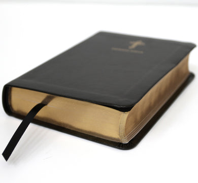 Biblia Católica en español. Símil piel negro, tamaño pequeño / Catholic Bible. Spanish-Language, Leathersoft, Black, Compact interior 5 (ISBN 9781644731628)