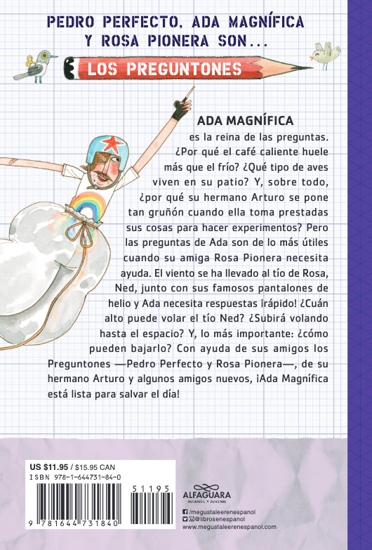 Ada Magnífica y los pantalones peligrosos / Ada Twist and the Perilous Pants interior 1 (ISBN 9781644731840)