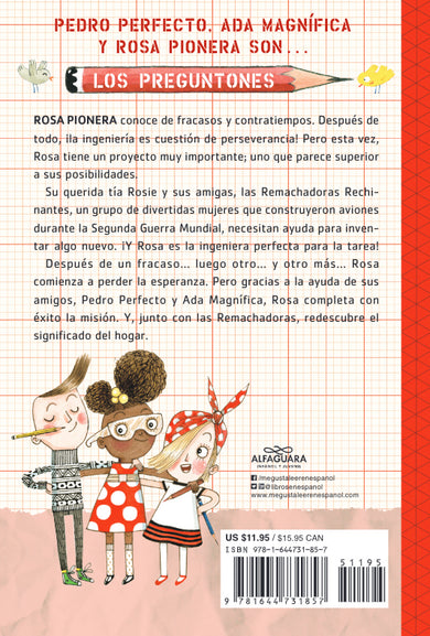 Rosa Pionera y las Remachadoras Rechinantes / Rosie Revere and the Raucous Riveters interior 1 (ISBN 9781644731857)