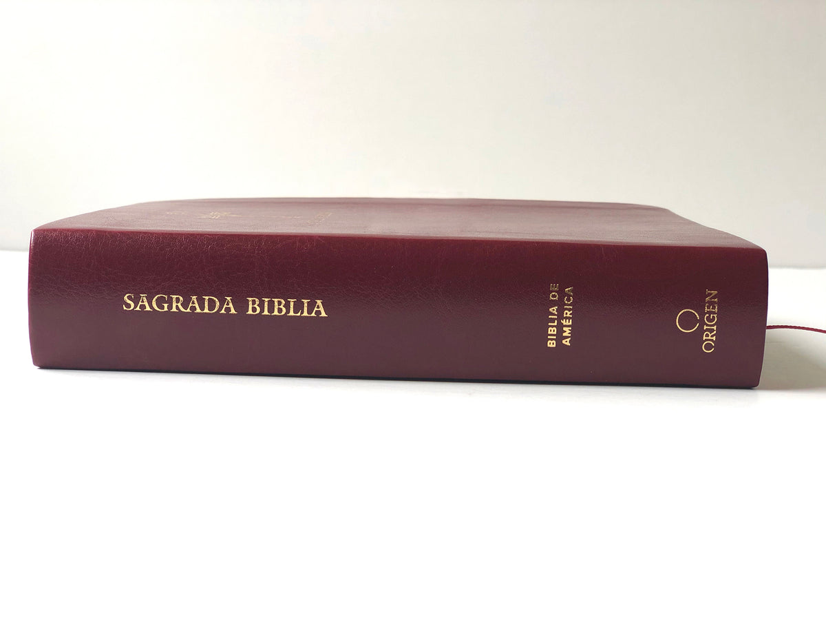 Biblia Católica en español. Símil piel vinotinto, tamaño compacto / Catholic Bible. Spanish-Language, Leathersoft, Wine, Compact interior 2 (ISBN 9781644733011)