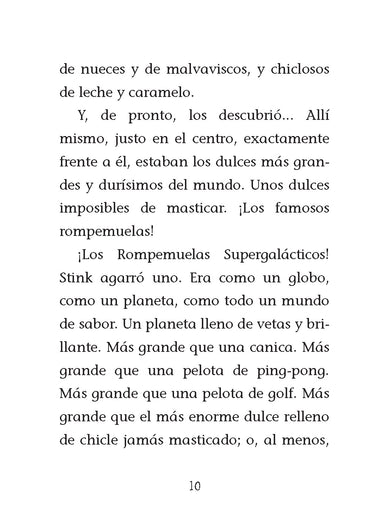 Stink y el increíble Rompemuelas Supergaláctico / Stink and the Incredible Super -Galactic Jawbreaker interior 2 (ISBN 9781644733462)