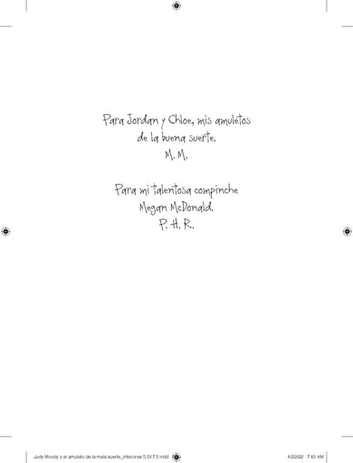 Judy Moody y el amuleto de la mala suerte / Judy Moody and the Bad Luck Charm interior 5 (ISBN 9781644733516)